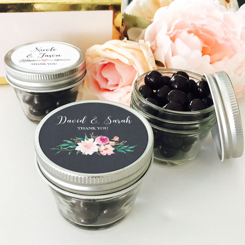 Wholesale Wedding Favors, Party Favors, by Event Blossom DIY Blank Small 4  oz Mason Jars