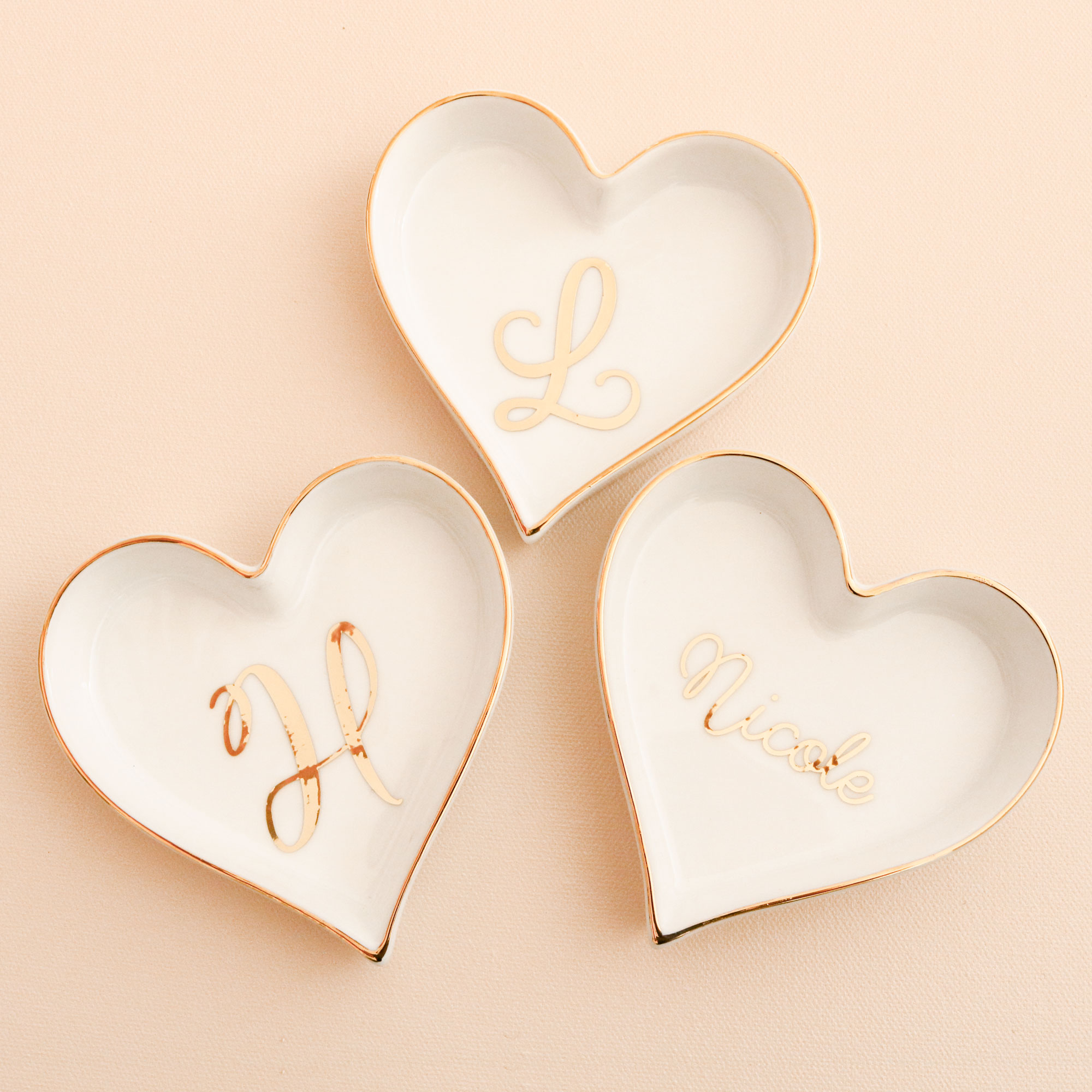 Heart shaped clearance trinket dish