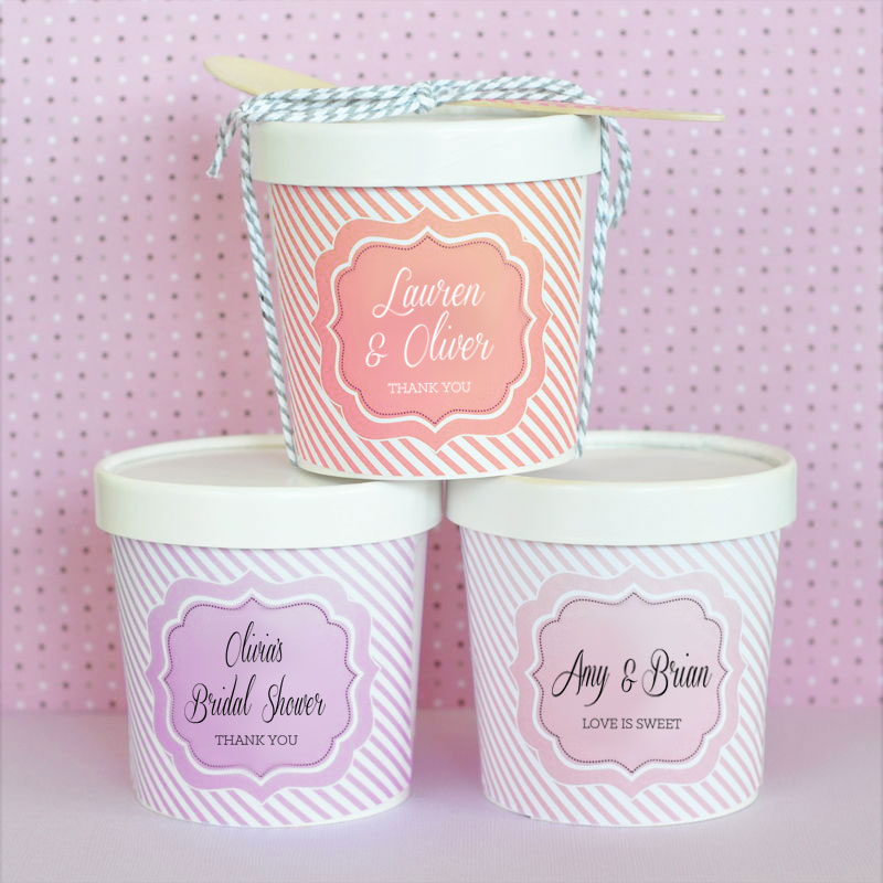 Wholesale Wedding Favors, Party Favors, by Event Blossom Custom Mini Ice  Cream Containers