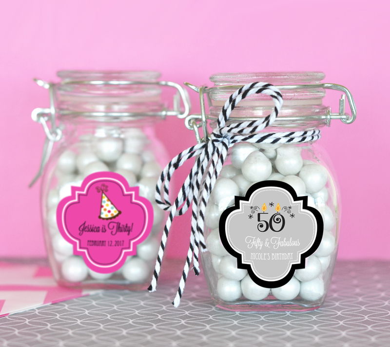 Event Blossom eb2025np DIY Blank Glass Candy Jars