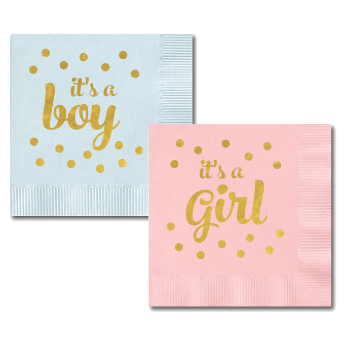 Its a boy store napkins