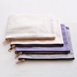 Blank Canvas Cosmetic Bags