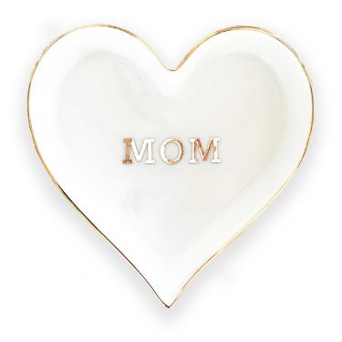 Best Mom Ever Heart Ring Dish