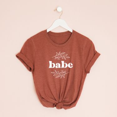 Fall Bride & Babe Shirt - Semi Fitted