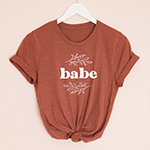 Fall Bride & Babe Shirt - Semi Fitted