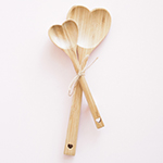 Wooden Heart Spoons (set of 2)