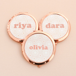 Flower Mirror Compacts