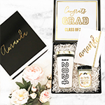 Black & White Graduation Gift Boxes