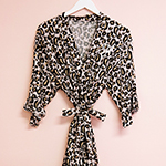 Monogram Leopard Robes