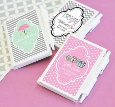 Personalized "Little Notes" Notebook Favors