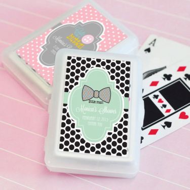 Personalized Baby Shower Playing Cards