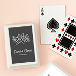 Floral Silhouette Playing Cards