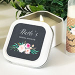 Floral Garden Square Candle Tins