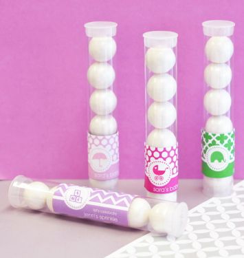 MOD Pattern Personalized Baby Candy Tubes