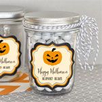 Personalized Classic Halloween Mini Mason Jars
