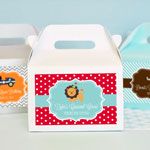 Personalized MOD Kid's Birthday Mini Gable Boxes (set of 12)