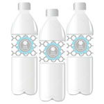 Personalized Winter Wonderland Party Water Bottle Labels