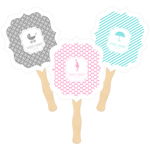 Personalized Paddle Fans - MOD Pattern Baby