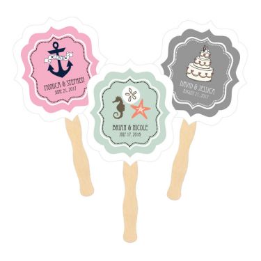 Personalized Paddle Fans - Theme