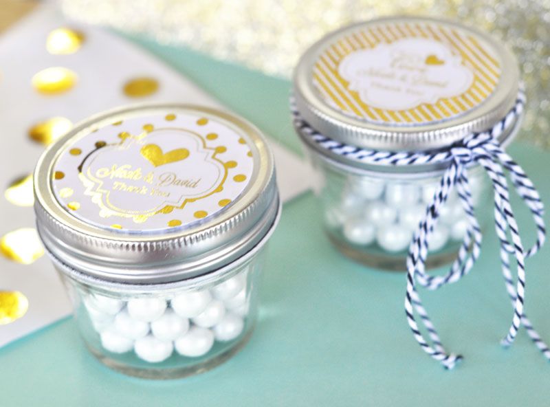 Wholesale Wedding Favors, Party Favors, by Event Blossom DIY Blank Small 4  oz Mason Jars