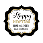 Personalized New Years Eve Party Frame Labels