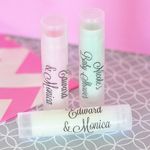 Personalized Lip Balm Tubes with Clear Labels