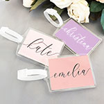 Shop Acrylic Luggage Tag Favors Now