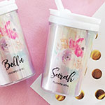 Flower Girl Sippy Cups