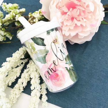 Floral Sippy Cups