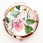 Personalized Spring Rose Compacts