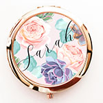Personalized Succulent Compacts