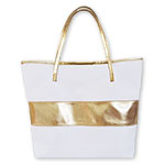 Blank Gold Stripe Bags
