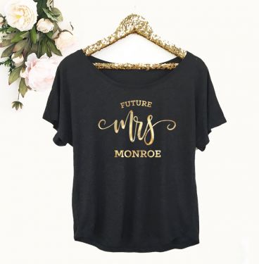 Future Mrs. Personalized Shirt - Loose Fit