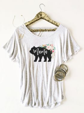 Rustic Baby Shower Shirt - Loose Fit