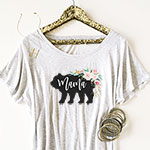 Rustic Baby Shower Shirt - Loose Fit