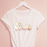 Retro Bridal Party T-Shirt - Fitted