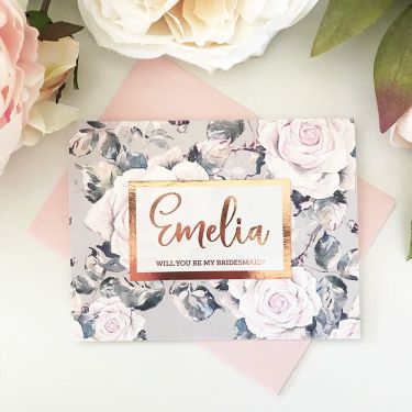 Personalized Greeting Cards - Rose Garden