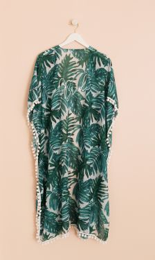 Bridal Palm Leaf Swim Cover