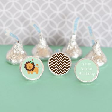 Personalized MOD Kid's Birthday Hershey's&reg; Kisses Labels Trio (Set of 108)