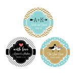 Personalized Theme Round Favor Labels