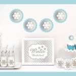 Silver & Glitter Winter Wonderland Decor Kit