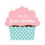 Personalized Cupcake Stickers