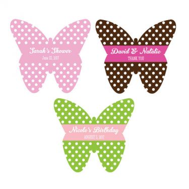 Personalized Butterfly Stickers